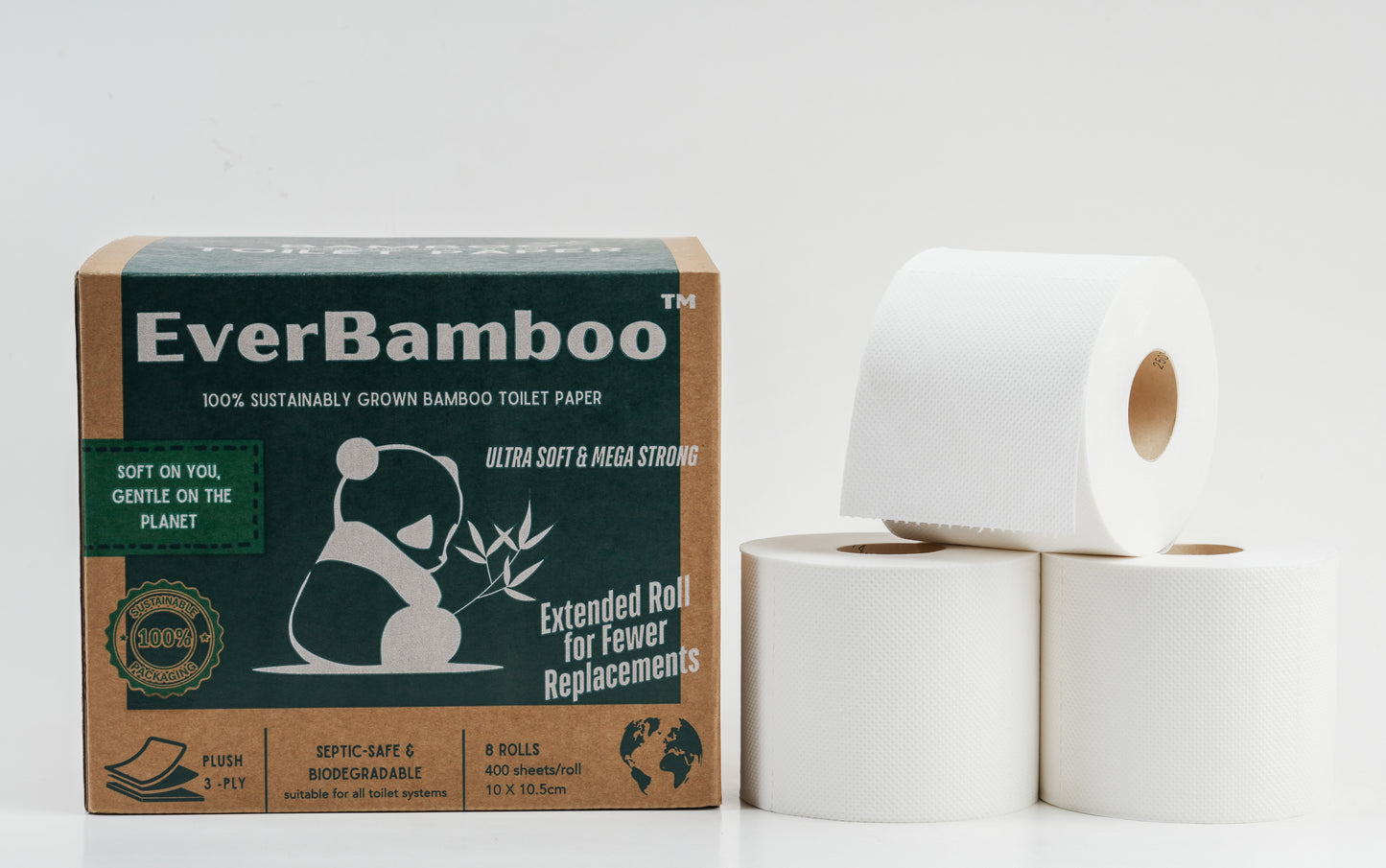 100% Bamboo Toilet Paper